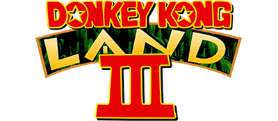 Donkey Kong Land III logo for GameBoy